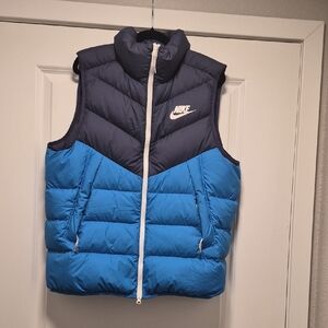 Nike Vintage Two-Tone Blue and Black Vest